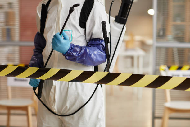 Professional Biohazard Cleanup technician working in Ashley, OH